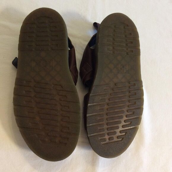 DR MARTENS HAYDEN MEN 13 BROWN LEATHER FISHERMAN SANDALS PLATFORMS CHUNKY Y2K - Picture 6 of 8